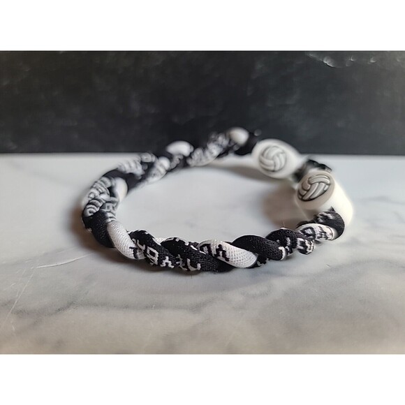 Volleyball Themed Braided Bracelet - Picture 9 of 10